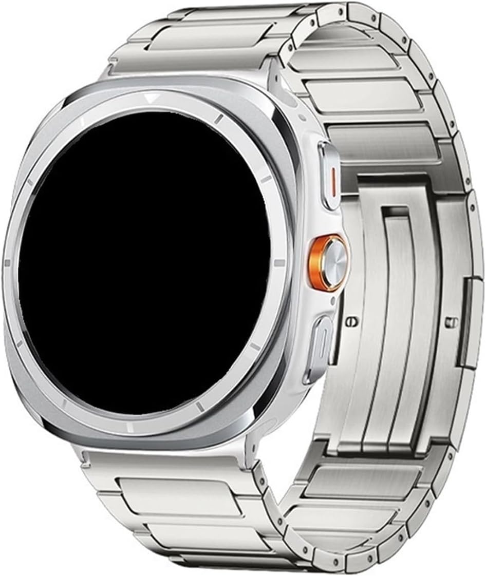 Pure titanium Thin strap For Samsung Galaxy Watch Ultra Strap for GALAXY WATCH 7 ULTRA 47MM No Gaps Quick Fit Bracelet Accessories