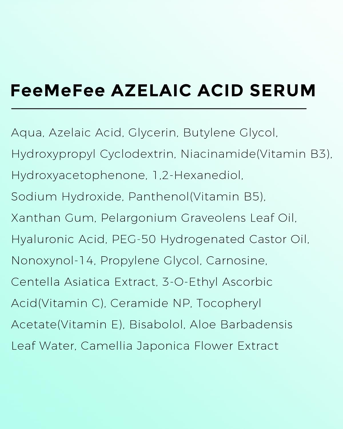 Azelaic Acid Serum,10% Azelaic Acid for Face – 20,000ppm Niacinamide, 5,000ppm Vitamin B5 – Centella Asiatica & Hyaluronic Acid - Soothe Redness, Refine Texture, and Hydrate, Korean Skincare 1 Fl Oz - Image 8