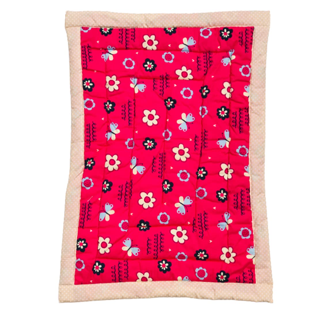 RURIBOSY |Bedding Mattress for Cotton, Baby Sleeping Bed Set Godari Baby Cradle |Sleeping Mat |Multi Purpose Cushioned Bed |Baby Bed for 0 to 2 Years.