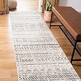 Rugshop Geometric Bohemian Design Runner Rug 2' x 7' Gray