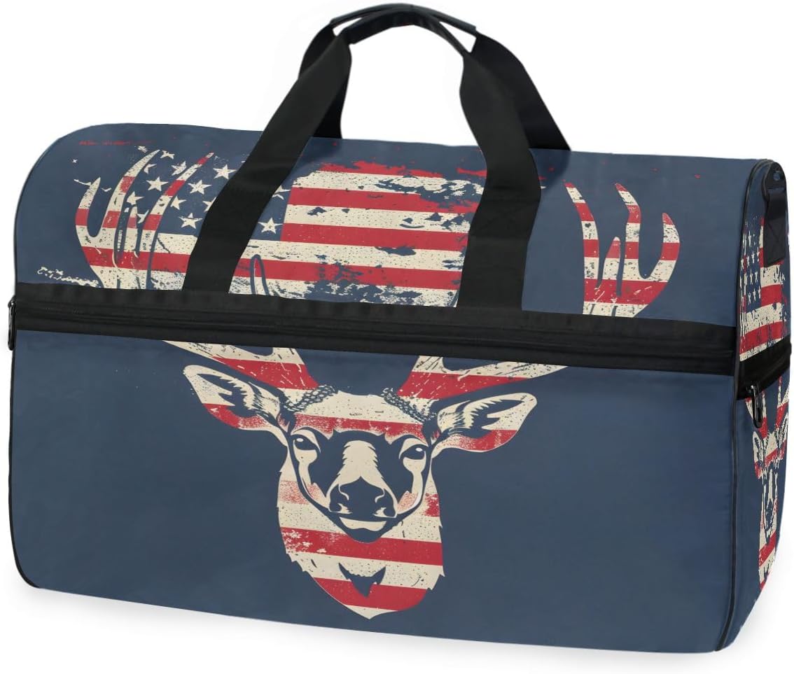 Travel Duffels African Pretty Girl Duffle Bag Luggage Sports Gym for Women & Men