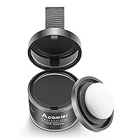 Vista 28 de Acomler Color de Cabello en Polvo de Sombra para Retoque Instantáneo de Raíces, Cobertura de Raíces, Marrón Oscuro para Cabello Ralo, Cobertura