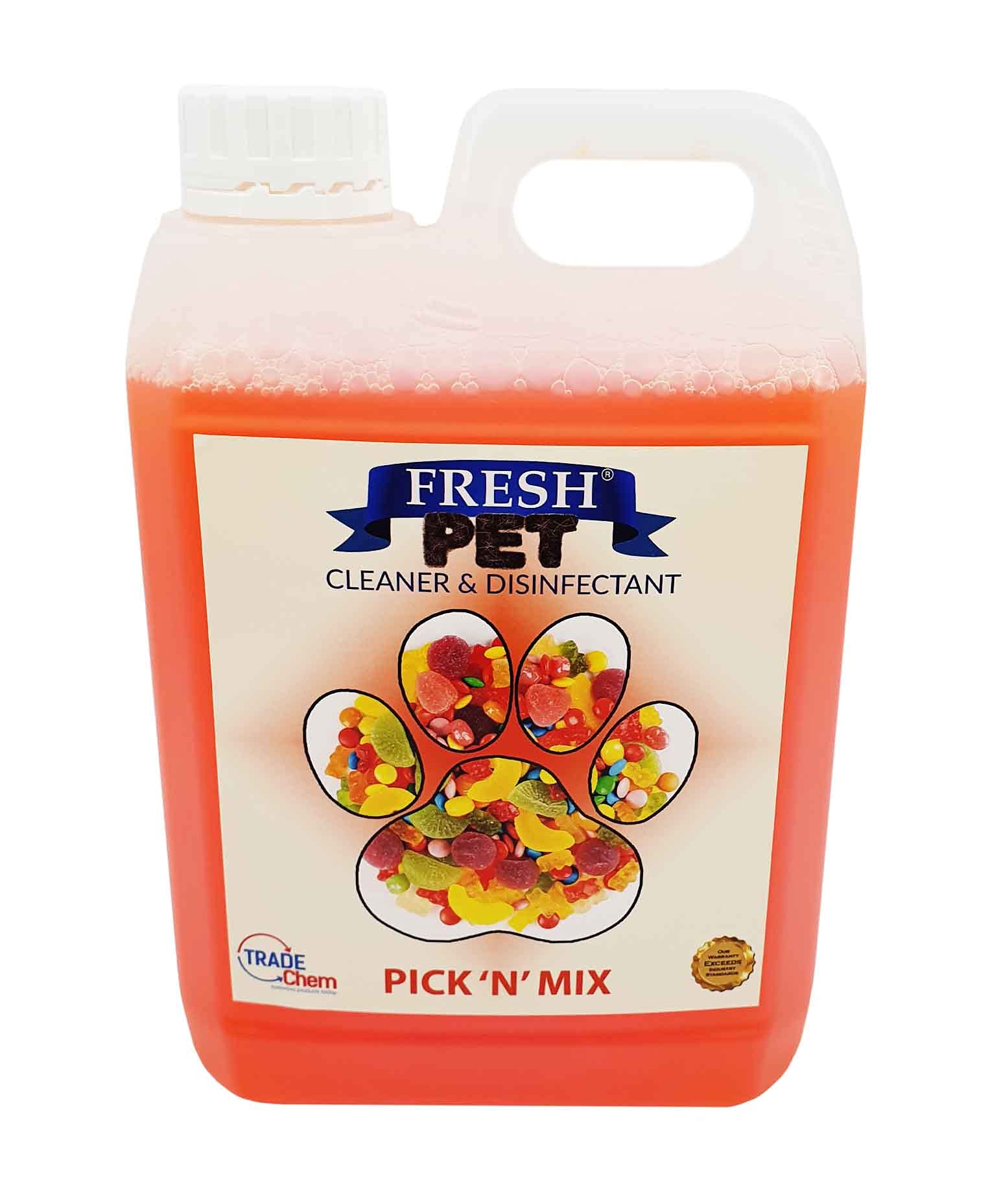 Trade Chemicals Pet Disinfectant Deodoriser Cleaner Kennels Artificial Grass Fresh Pet 2L (Pick n Mix)