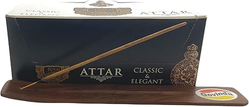 Miniatura 5 de Govinda Paquete de soporte para varillas de incienso con varillas de incienso Nandita - 12 cajas x 0.53 oz (Royal Attar)
