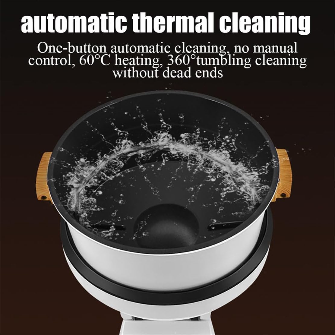 8L Commercial Food Processor, Intelligent Automatic Cooking Machine for Family Events, 3D All-Round Heating Pick Up Food Automatically