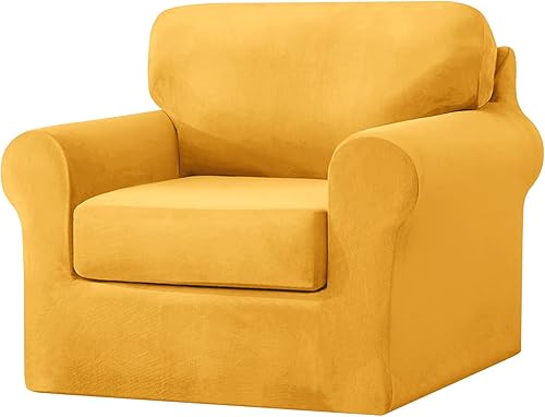 Miniatura 75 de UNBBRRL Fundas de sofá de 7 piezas para sofá, funda de repuesto para sofá Ektorp de 3 asientos con 1 funda principal, 3 fundas de cojín de asiento,