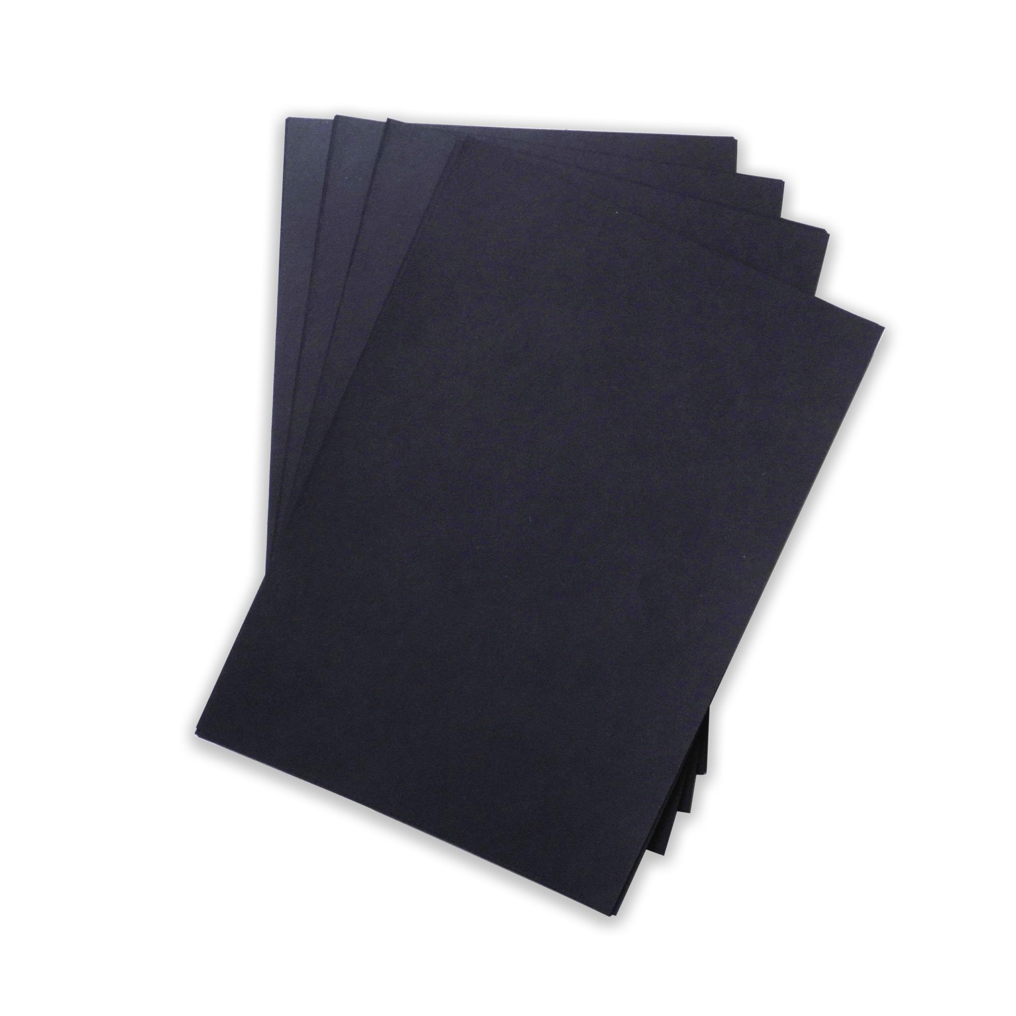 NOTEHOUSE A4 Black Sheet with 200 GSM (Pack of 50) for Sketching, Drawing, Scrapbooking, Acid-Free Heavy Weight Art & Craft Paper, Thick & Smooth Card Stocks Project Paper