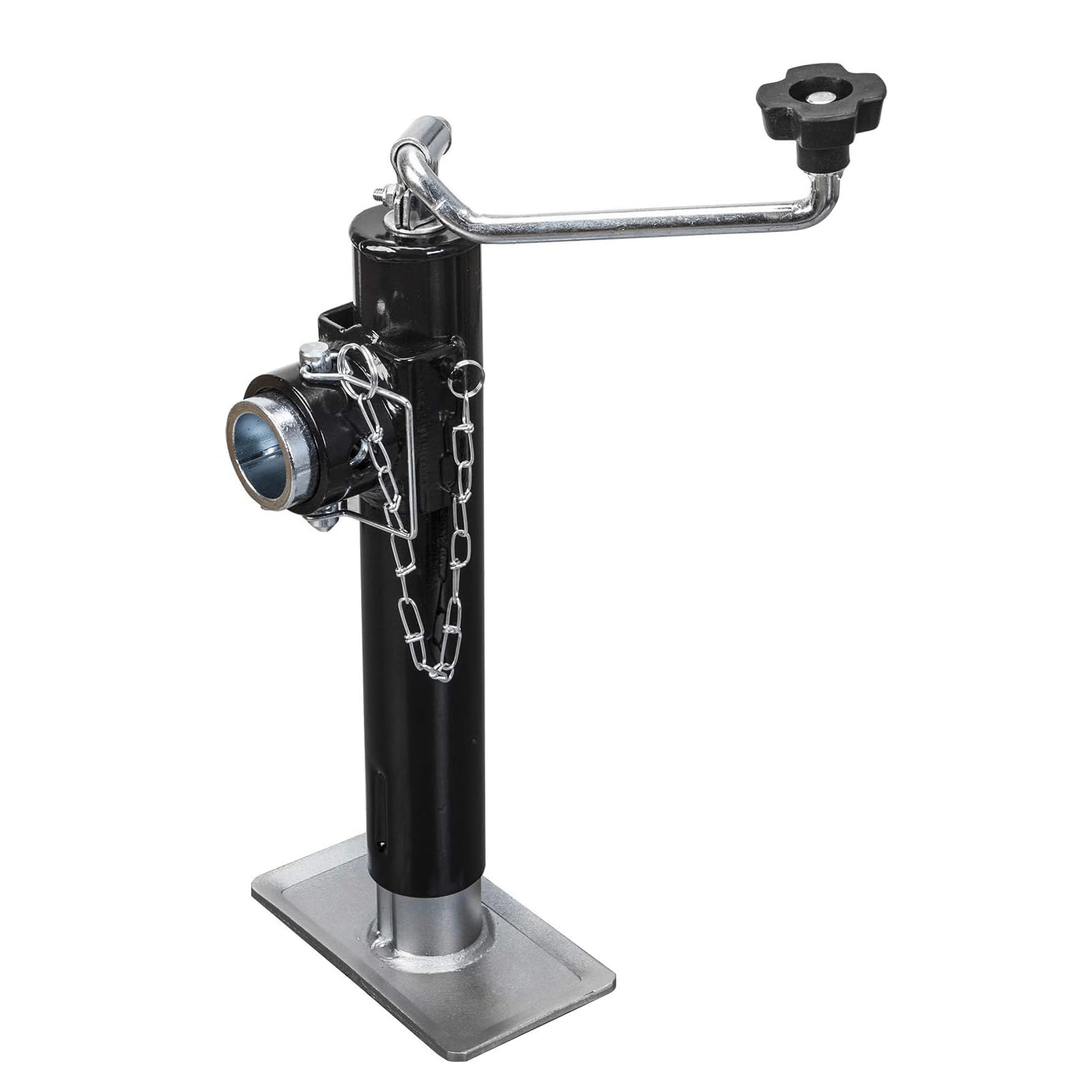 TCE ATR39003U-1 Torin Weld on Pipe Mount Swivel Trailer Jack: 2000 LBs Capacity, Black