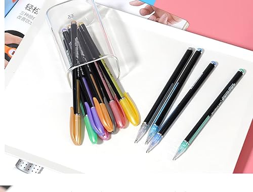 Miniatura 2 de LI-GELISI Bolígrafos de gel con purpurina de repuesto de 120 colores, bolígrafos de purpurina de neón