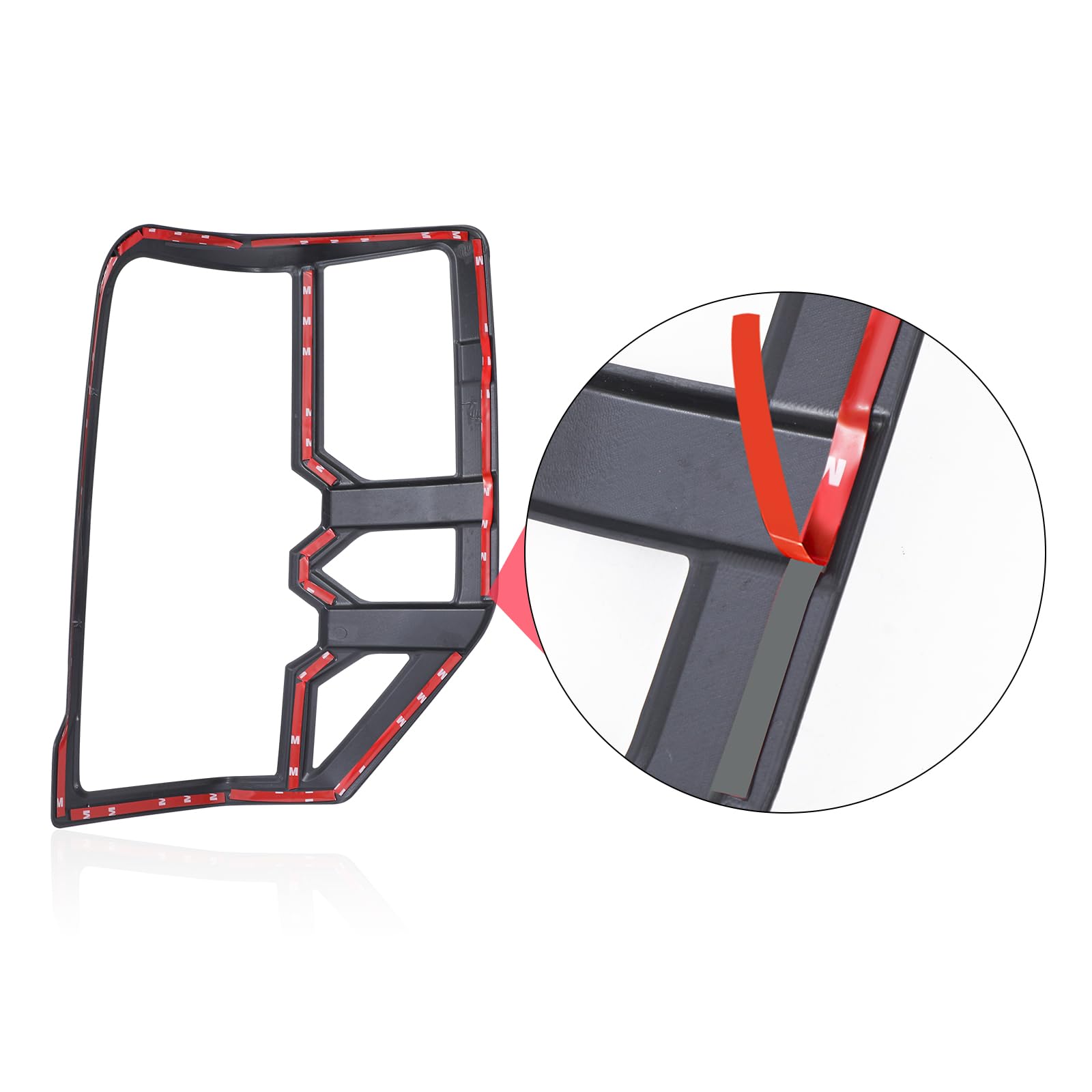 Copri fanale posteriore per Mitsubishi L200 Triton 2019-2024, L200 Triton GLS Strada KJ KK KL Pannello posteriore ABS