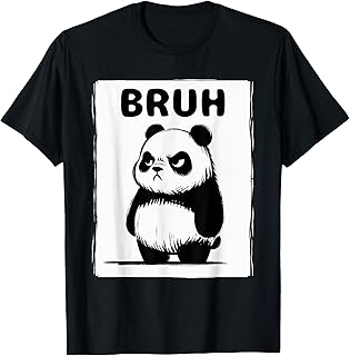 Cool Bruh Panda Men Women Kids Teens Funny Panda T-Shirt