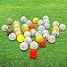 50 Recycled Golf Balls for Men - Hit-Away Bulk Used Golf Balls - Ideal for Practice & Range Sessions - Mixed Variety Shag Balls in Mesh Carry Bag