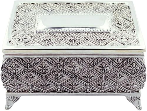 Miniatura 4 de Arras De Boda Set de regalo | Viene con monedas | 9 estilos | Cajas de metal para boda ceremonia de matrimonio español (formas rectangulares con