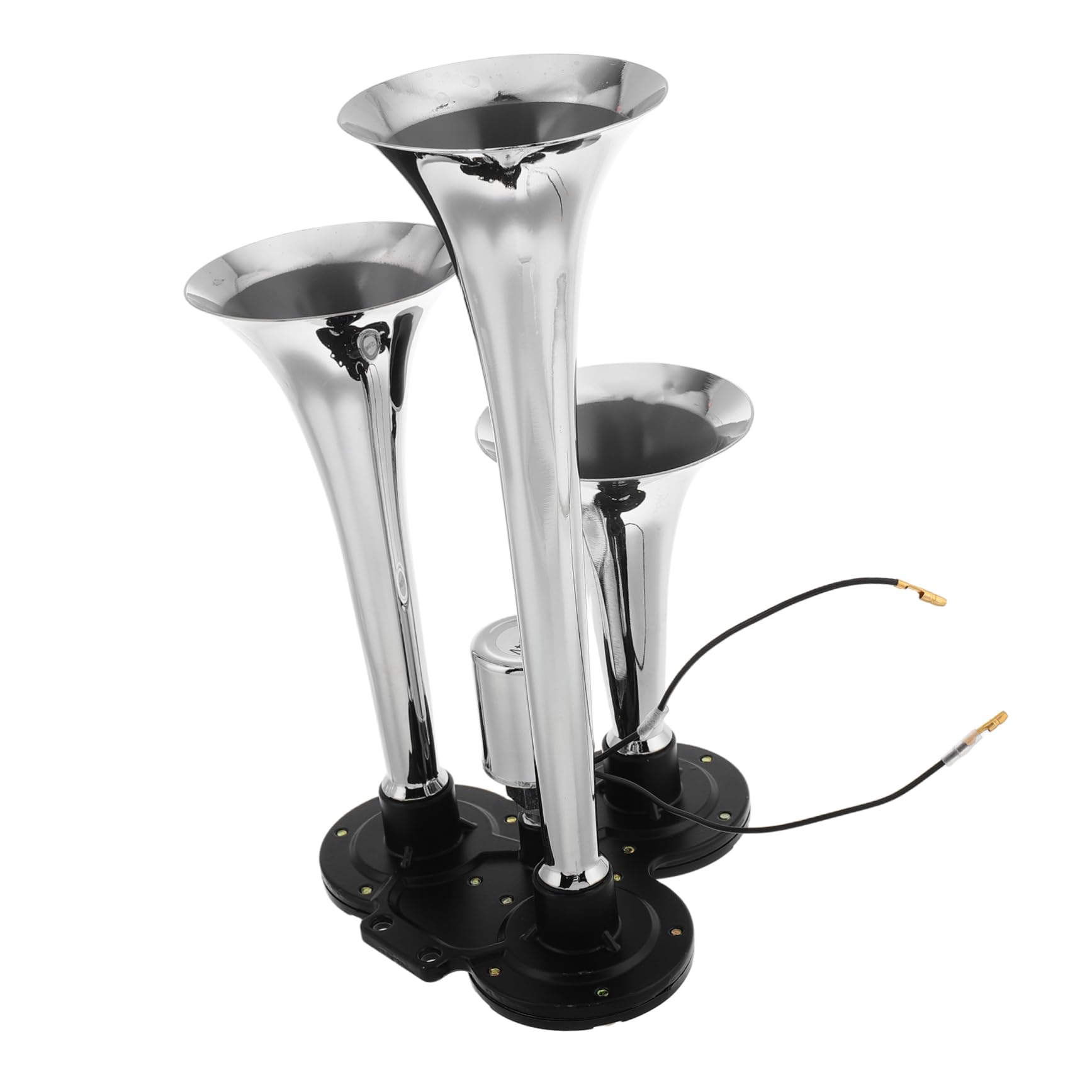 HOLIDYOYO Electric Truck Air Horn Kit Super Loud Triple Trumpet Horn for Cars Trains and Motorcycles Durable Easy Installation Attention Grabbing Sound Compatibility for All Truck Models