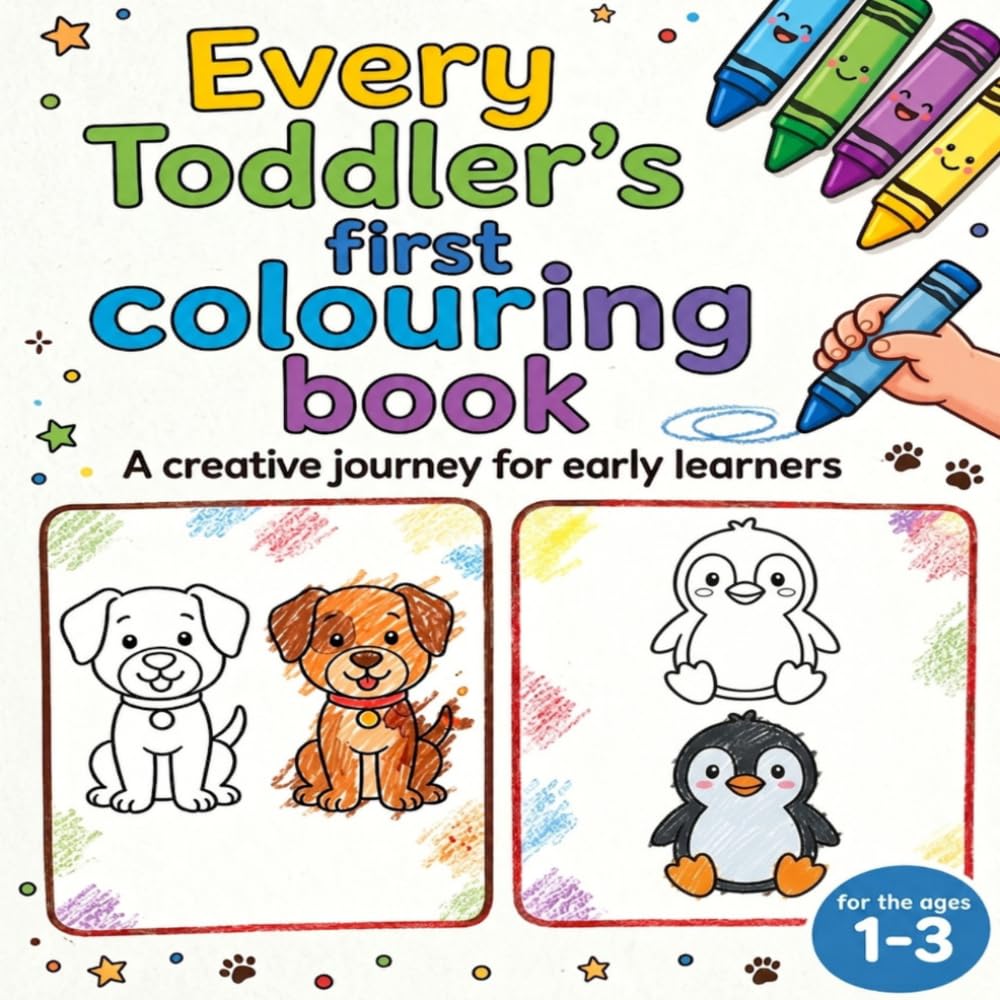 EVERY TODDLER’S FIRST COLOURING BOOK: A Creative Journey For Early Learners