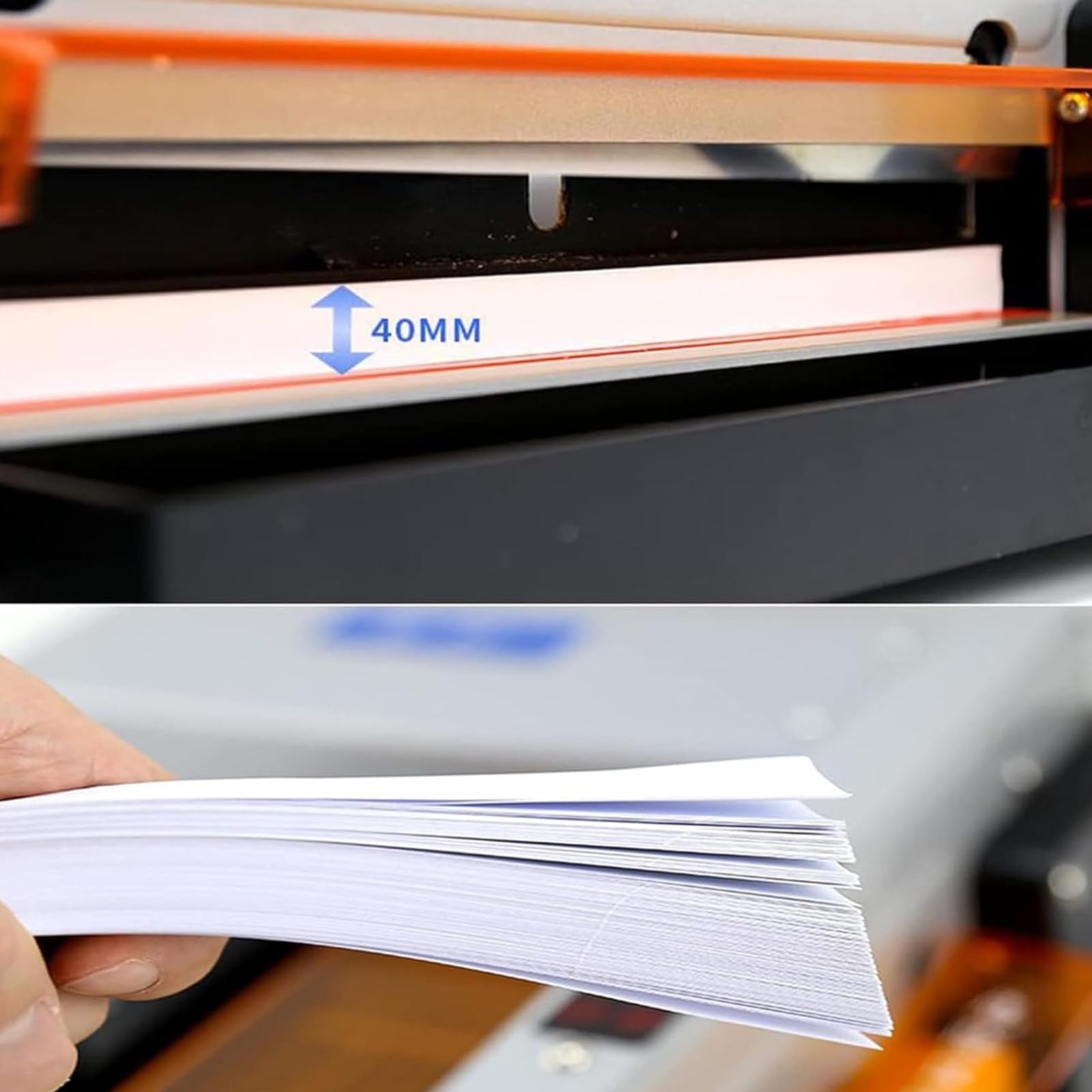 A4-Papierschneidemaschine, 200 W, robust, automatische Schneidemaschine für Bibliotheken mit automatischem Sicherheitsschutz