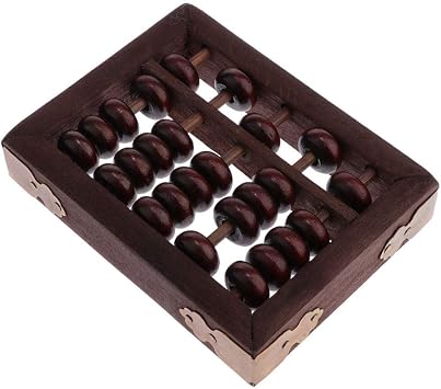 5 Digit Rods Standard Abacus Soroban Chinese Calculator Counting Tool for Adult Kids Math Learning Toys