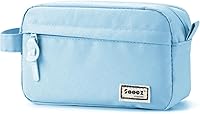 Vista 12 de Sooez Estuche para lápices original de alta capacidad, bolsa grande para lápices, estuche organizador para bolígrafos, suministros estéticos