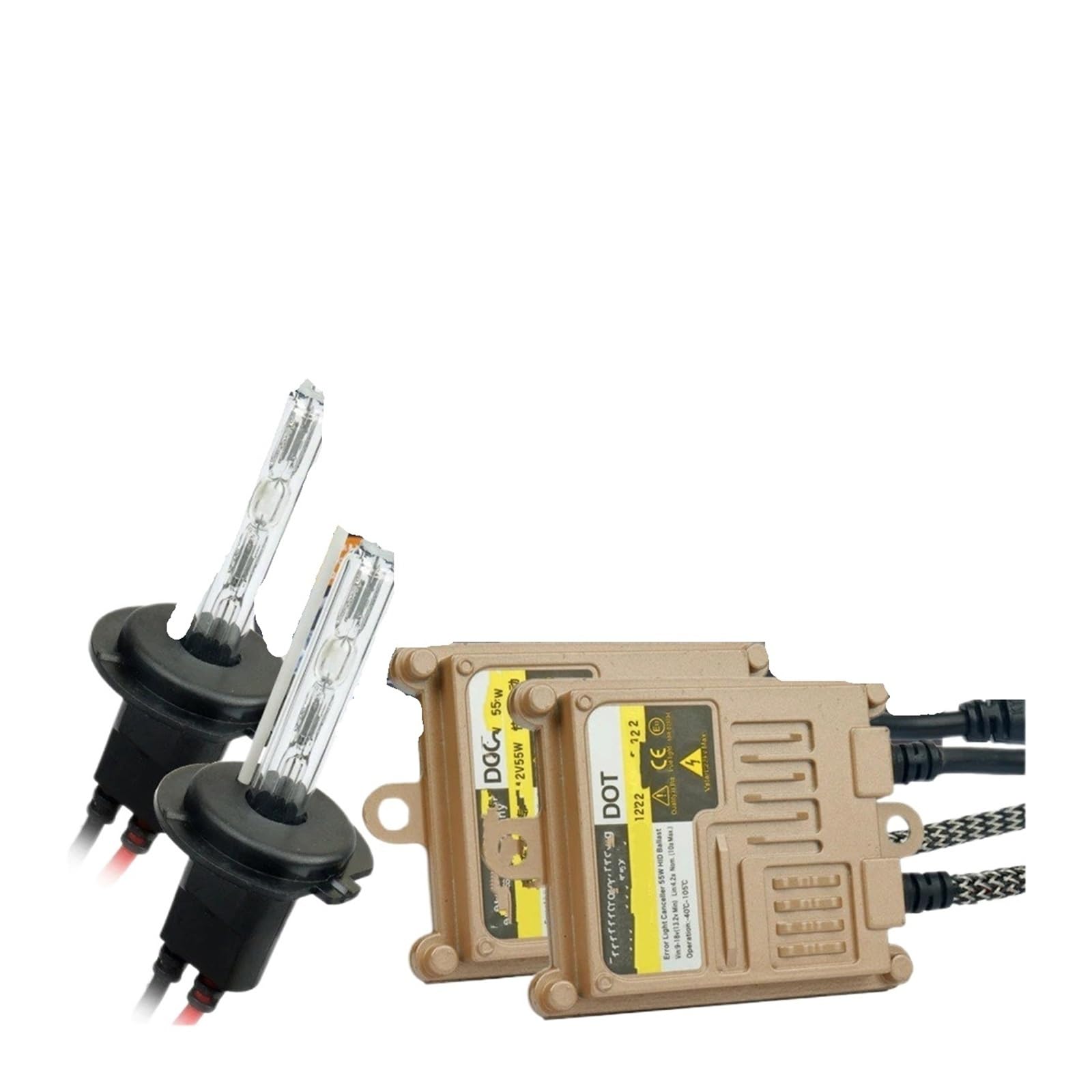 Xenon Ballast Hid H4 Bi Xenon Ballast HID Inicio Rápido 55W Kit H1 H3 H7 H11 H27 880 9005HB3 9006HB4 Lámpara Bombillas Faros Delanteros Coche(4300K,H7)