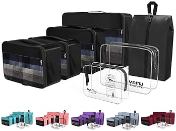 clear packing cubes