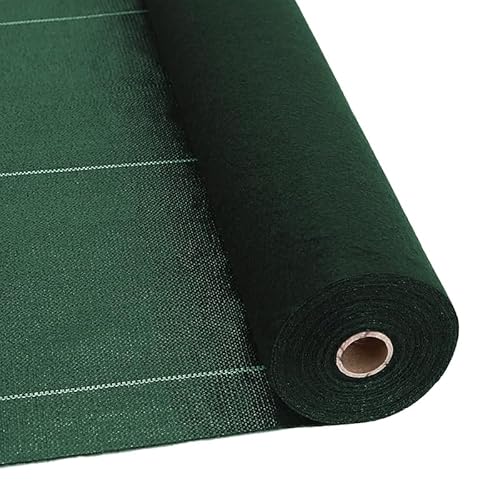 AEFFE Telo Rete Pacciamatura 100 gr/mq in Rotoli, Tessuto Anti Erbacce, Permeabile all'Acqua, Ideale per Ancoraggio Prati Sintetici, Orto, Giardino, Nero e Verde (1,5 x 100 Metri, Verde)