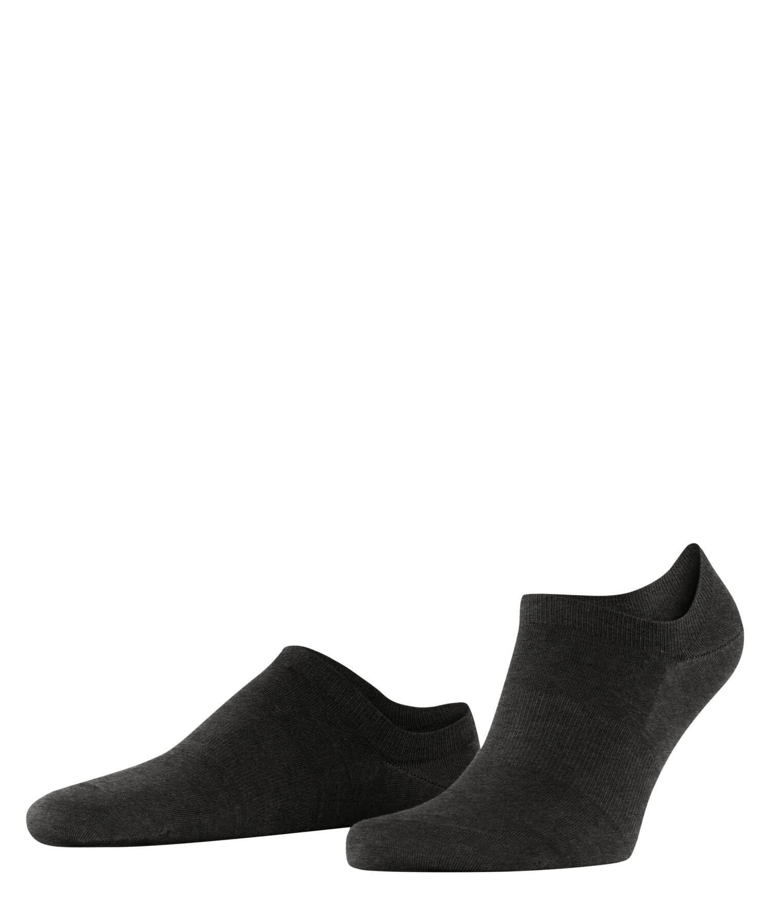 Falke Men's Grey Anthracite Melange 3117 Climawool M In Temperature-Regulating No-Show Plain 1 Pair Liner Socks, 7-8