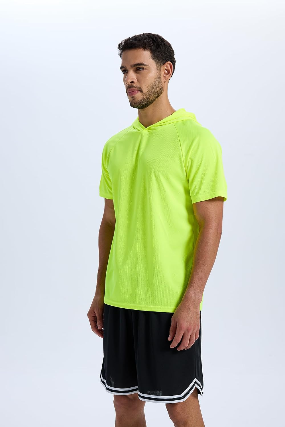 5 Pack Men's Short Sleeve Shirt UPF 50+ Sun Protection Hoodie Shirts Quick Dry Lightweight for Running Workout Hiking Fishing