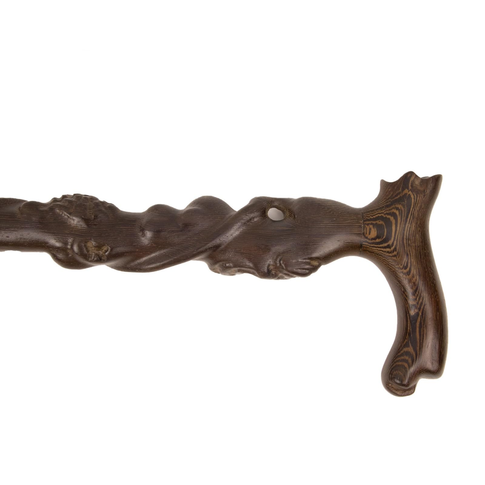 Madera Bastón de Caminar con Empuñadura Ergonomica – Estilo Gentleman para Mayores Hombres Mujeres Cosplay Colección & Regalo