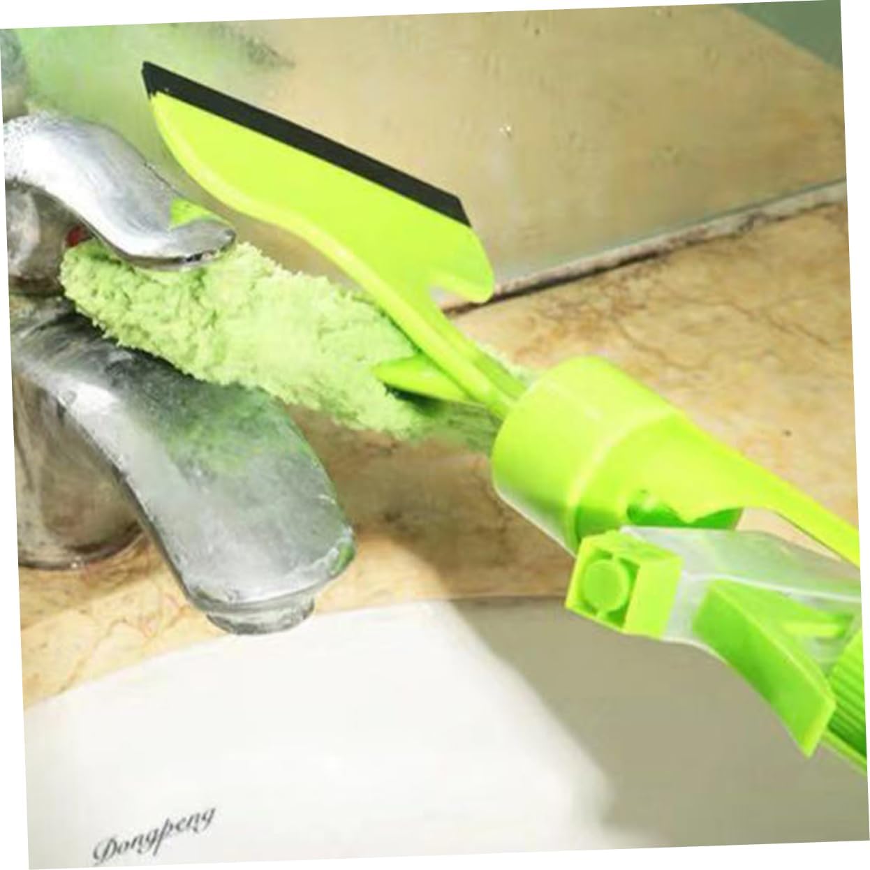 DECHOUS Professional Window Cleaning Tool Dual Sided Squeegee with Pole for Efficient Home and Car Cleaning Lightweight Multi Use Window Washing Brush Macar
