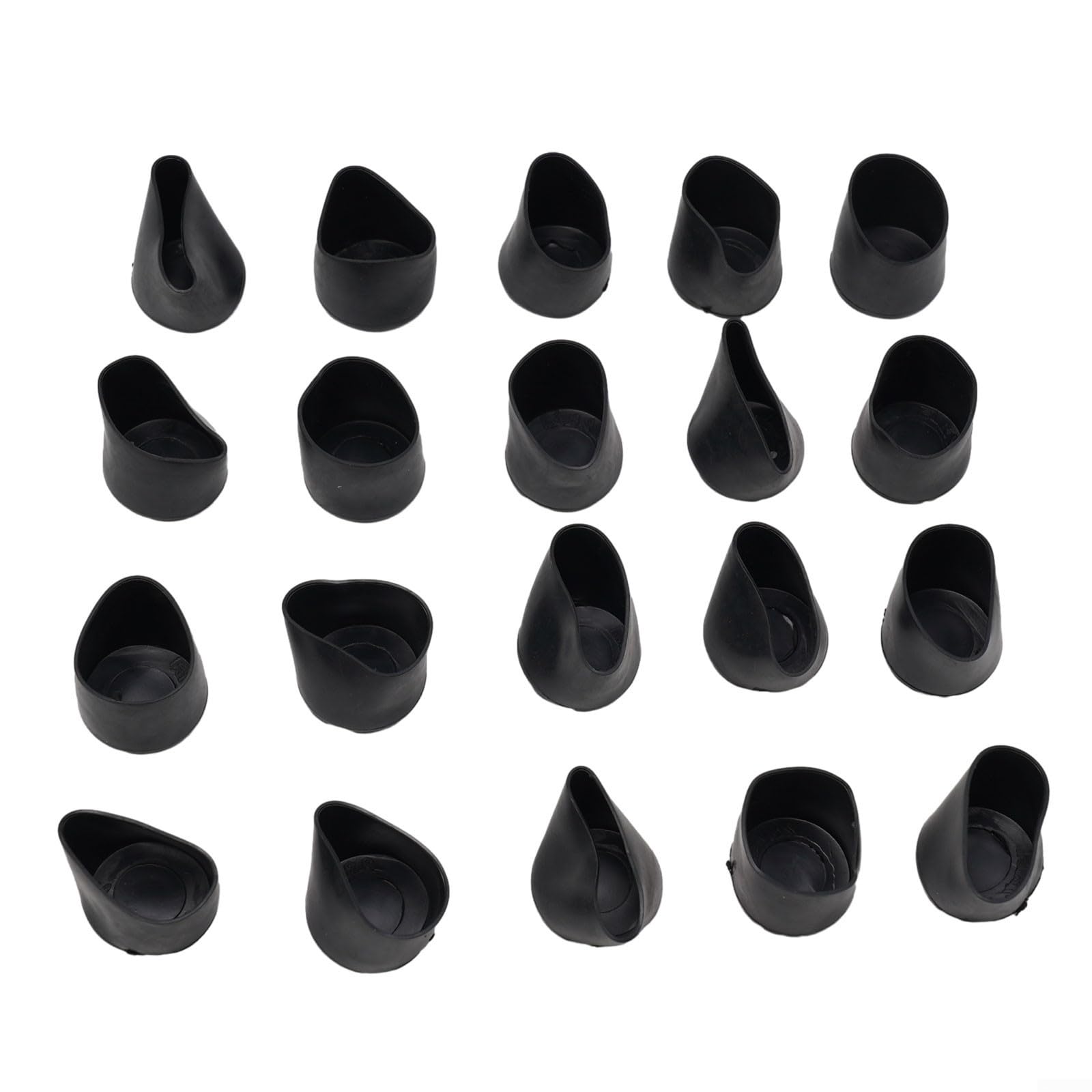20pcs Rubber Chair Leg for Protecting Floors and Reducing Noise, Suitable for Furniture Feet on Tables and Chairs with and Soft Rubber Material (28mm)