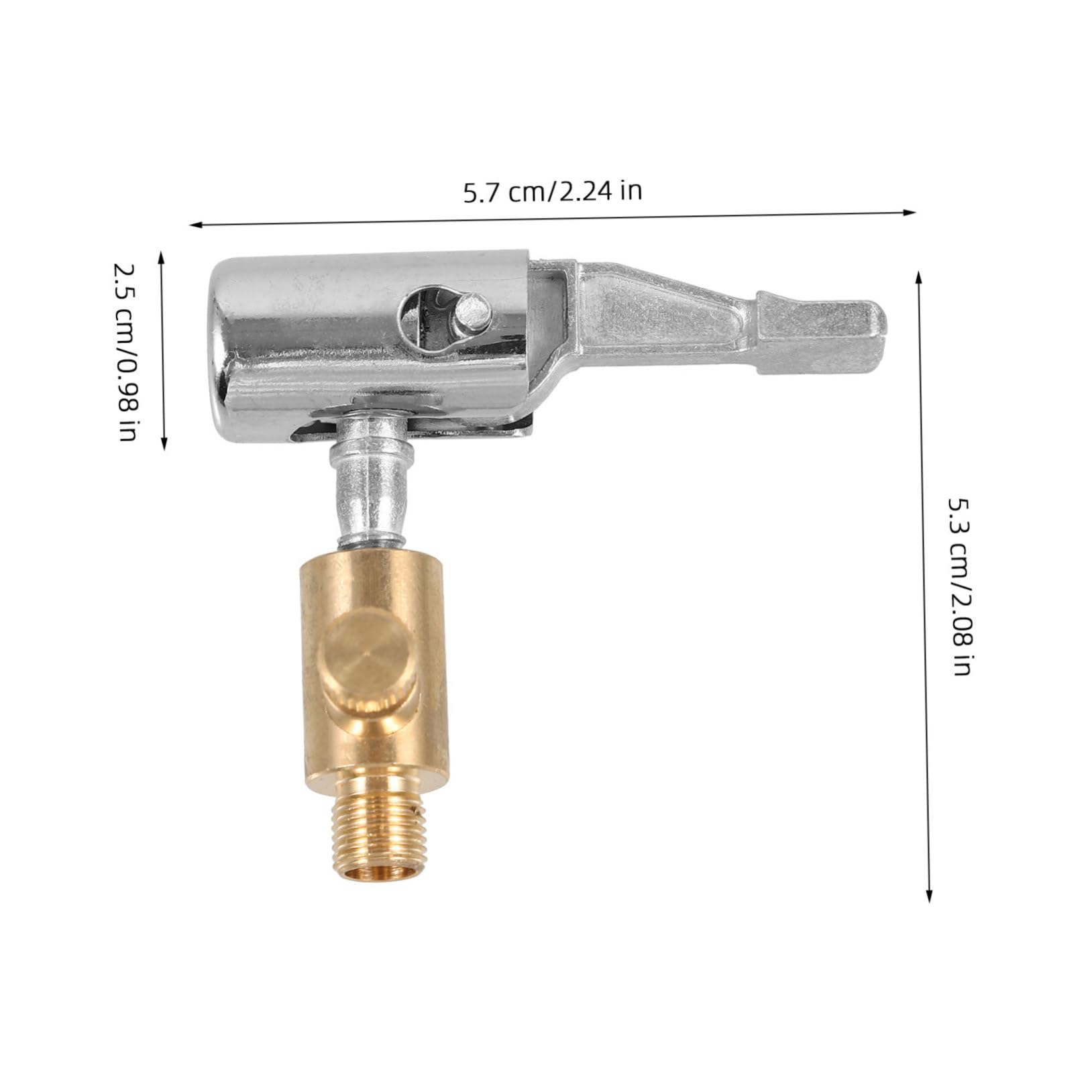 Gatuida 10piezas Inflador De Neumáticos Conector Rápido y Función De Desinflado Accesorio De Coche para Mantener La Presión Adecuada Ruedas Compatible Neumáticos De Coche Moto y