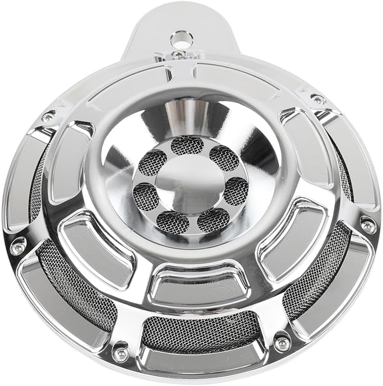 Lirun 1 Pc Horn Speaker Cover Aluminum I For Harley Big Twin 1991-2023(For Evo/For Twin Cam/For M8)