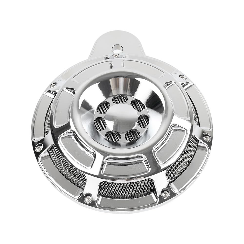 Cngoat41 1 Pc Horn Speaker Cover Aluminum I For Harley Big Twin 1991-2023(For Evo/For Twin Cam/For M8)