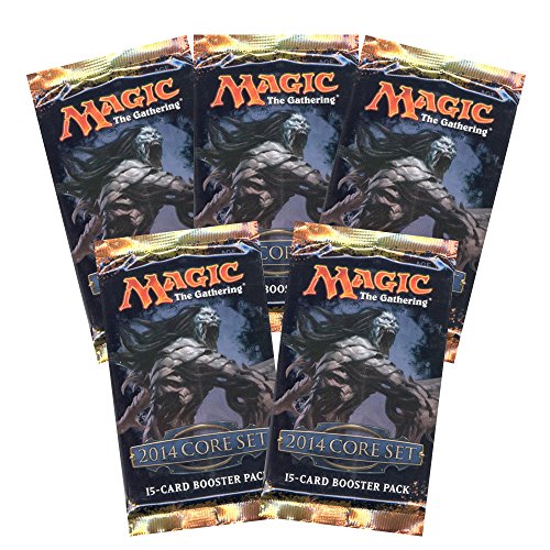 Magic: The Gathering 2 Player Booster Draft Set MTG - M14 Core Set 2014 Booster Packs (6 Packs)