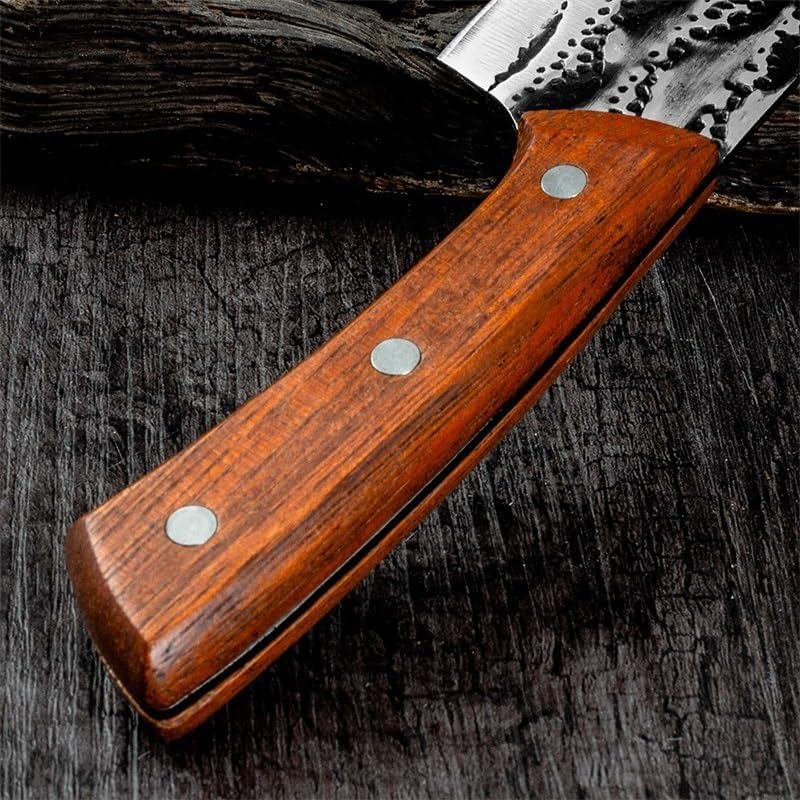 Meat Cleaver,Cleaver Knife 8 inch Divider Knife Meat Slicer Kitchen Slicing Knife Butcher's Boning Knife Kitchen Slicing Knife Vegetable Knife