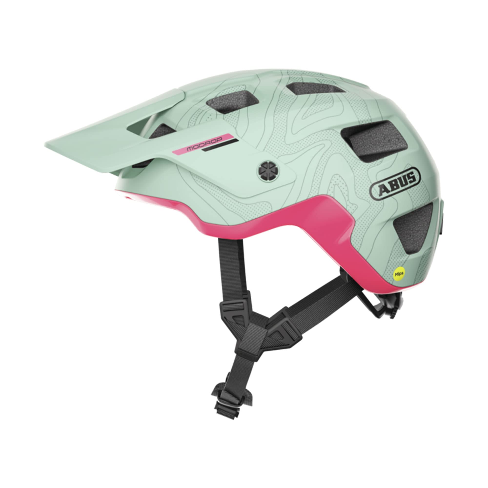 ABUS Kask MTB MoDrop MIPS – wytrzymały kask rowerowy z ochroną przed uderzeniami dla rowerzystów górskich – indywidualne dopasowanie – uniseks