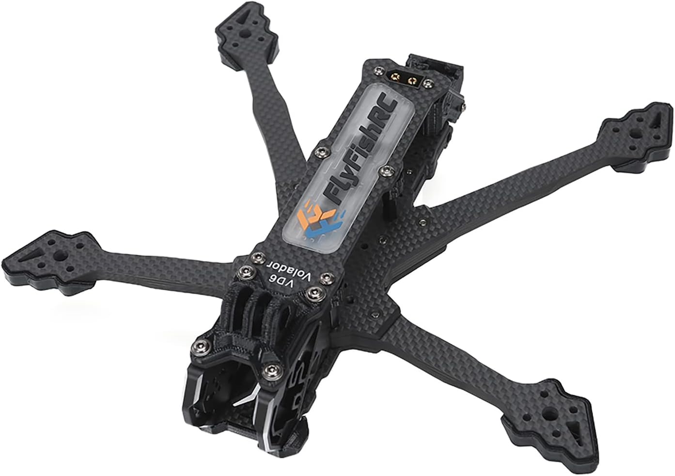 FlyFishRC Volador VD6 T700 Carbon Fiber Deadcat FPV Frame Compatible for DJI O3 Air