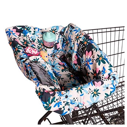 J.L. Childress Disney Baby by Shopping Cart & High Chair Cover for Baby to Toddler, Minnie Floral