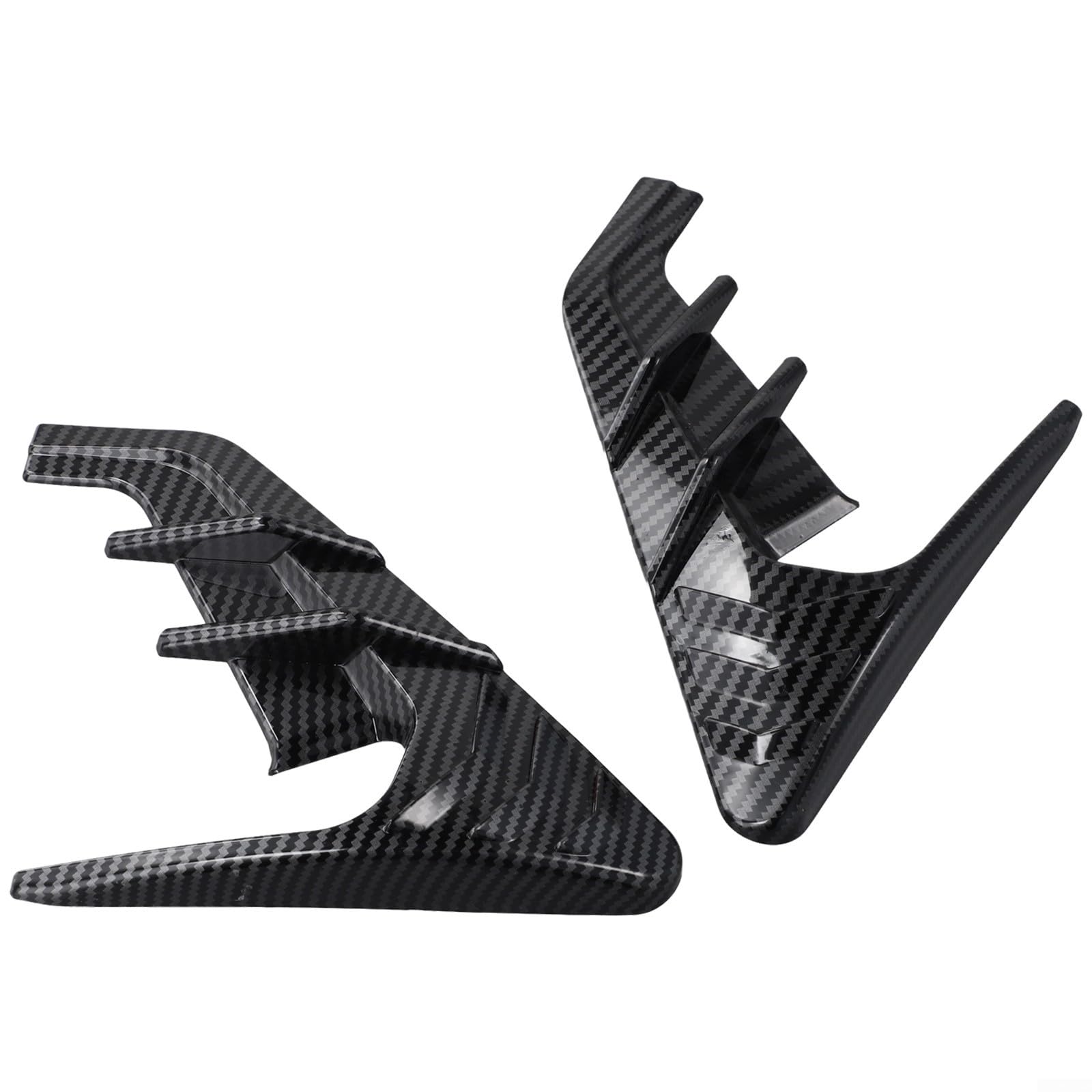 Kit di 2 coperture per frecce laterali per Tesla per il modello 3 Y per esterni e per protezione (effetto fibra di carbonio)