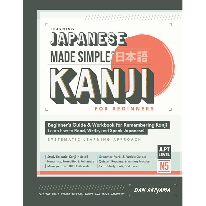Buy Kanji for Beginners, Learning Japanese Made Simple (JLPT N5) - A ...