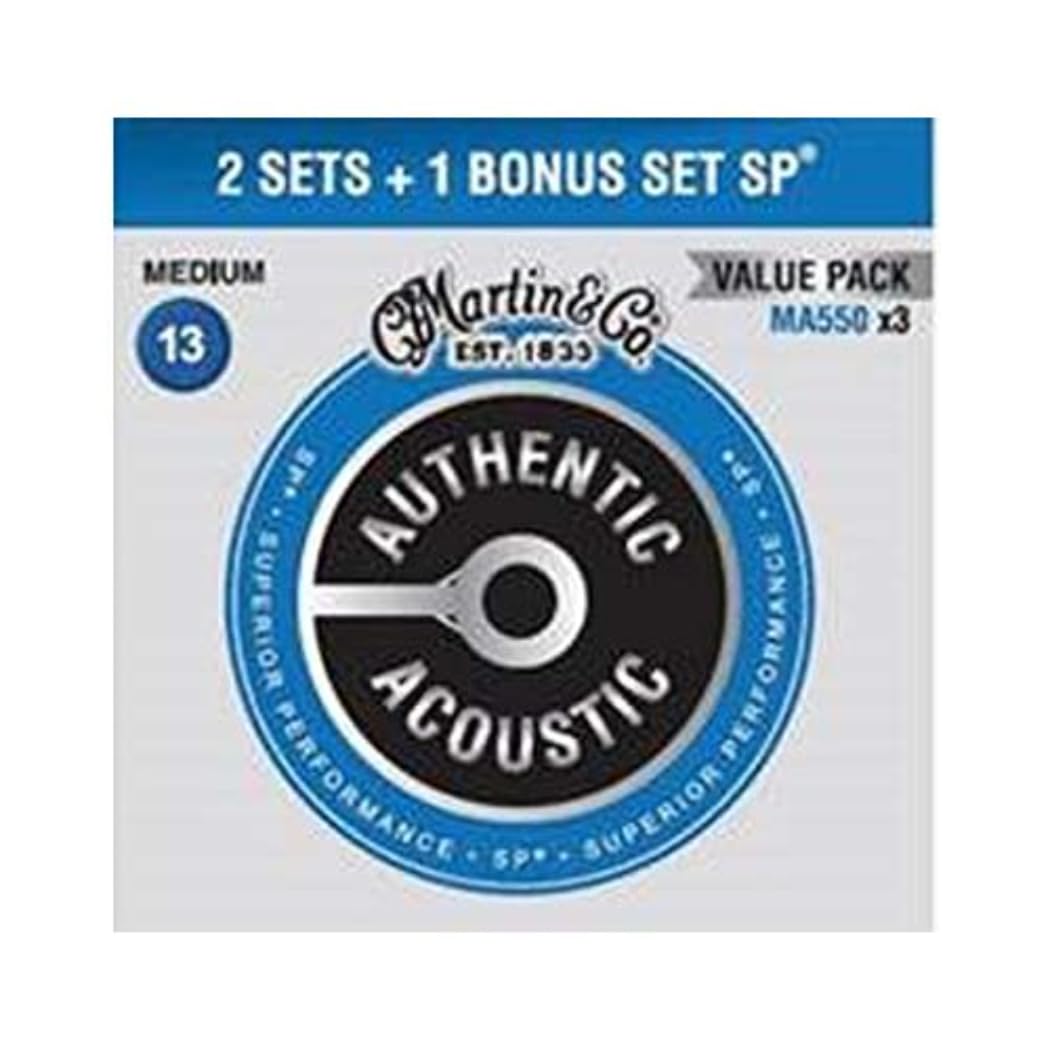 Authentic Acoustic SP - Fósforo de bronce (tamaño mediano)