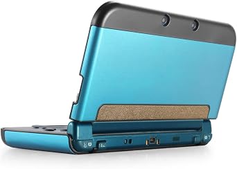 TNP New Nintendo 3DS XL Case, Aluminum Hard Shell, Light Blue, 2015 Model | Protective Snap-On Cover Helps Guard Against Scratches and Keeps Buttons and Ports Accessible; Fits New 3Ds Xl/Ll 2015 Only