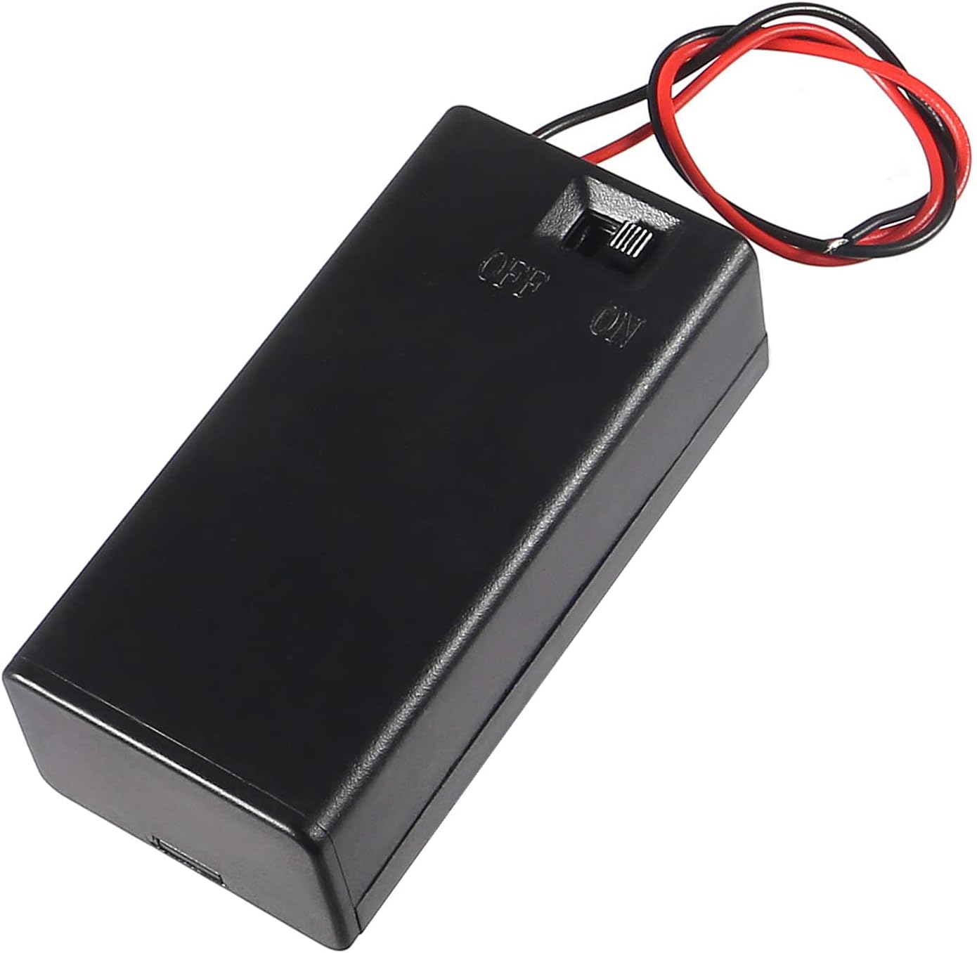 DORHEA 10Pcs 9V Battery Holder, 9 Volt Battery Holder with Switch, 9v Battery Case Connector Wire Spring Clip DIY Plastic Cell Batteries Container Power Bank Cases