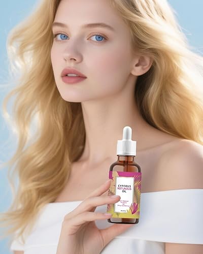 Miniatura 2 de Aceite Cyperus Rotundus de 2 onzas líquidas  Aceite natural Cyperus Rotundus para depilación, reduce el crecimiento del vello corporal para todo