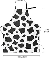 Vista 6 de Perinsto Waterproof Apron With 2 Pockets Kitchen Chef Aprons Bibs For Cooking Baking Painting Gardening Grooming