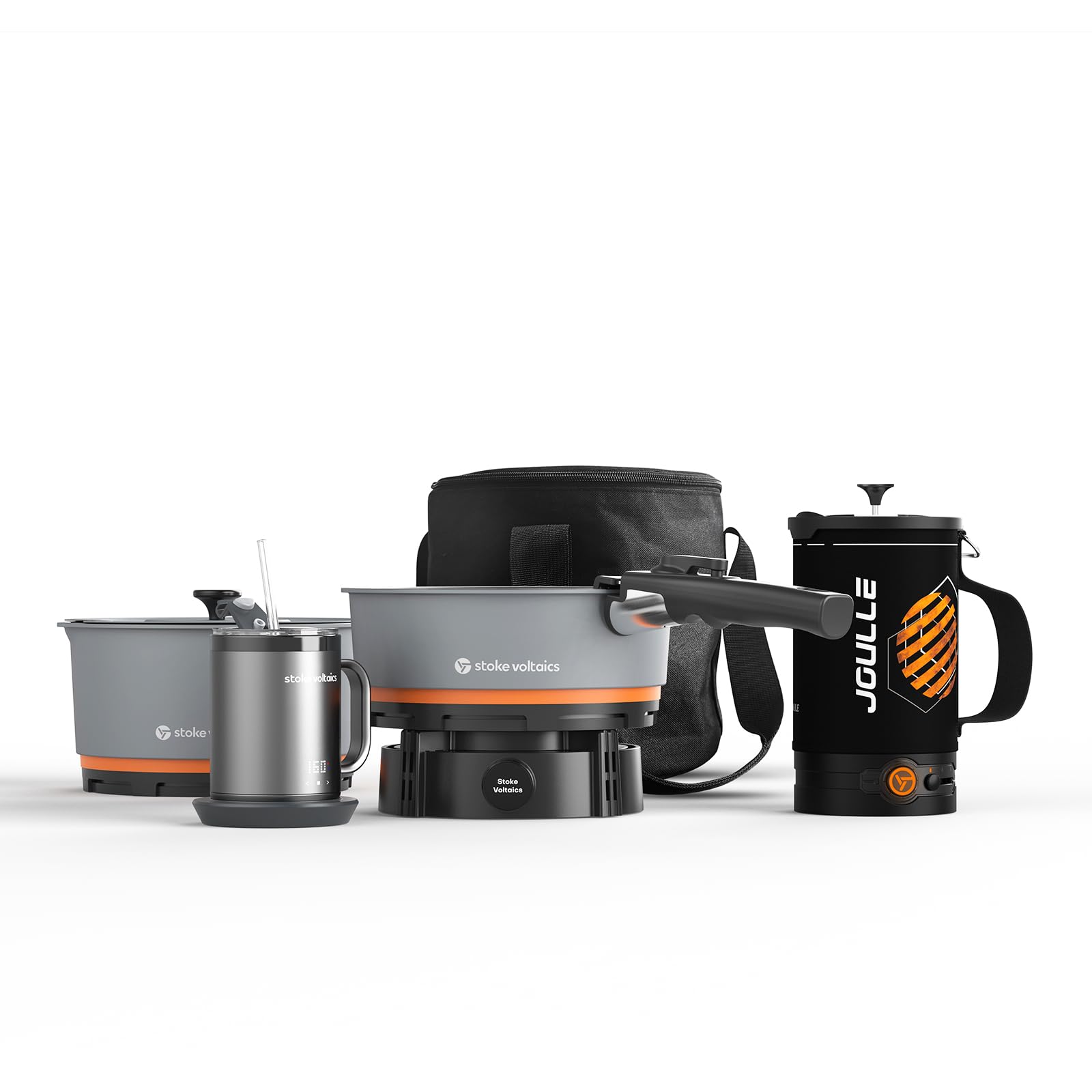 Amazon.com : Stoke Voltaics Electric Camping Cookware Combo, included ...