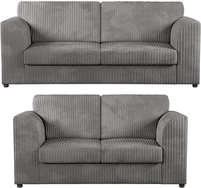 Sofa Selection Jumbo Cord 3+2Seater Sofa Set Redefining Comfort and