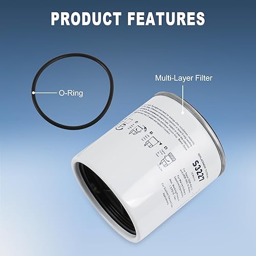 Vista 36 de CARMOCAR Conjunto de filtro de separador de agua de combustible marino S3213 Elemento de filtro con cuenco de recolección de repuesto para motor