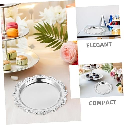 Miniatura 3 de Bandeja de exhibición de joyería de metal de la bandeja de exhibición de la joyería del arte del hierro pequeño para los platos de los aperitivos