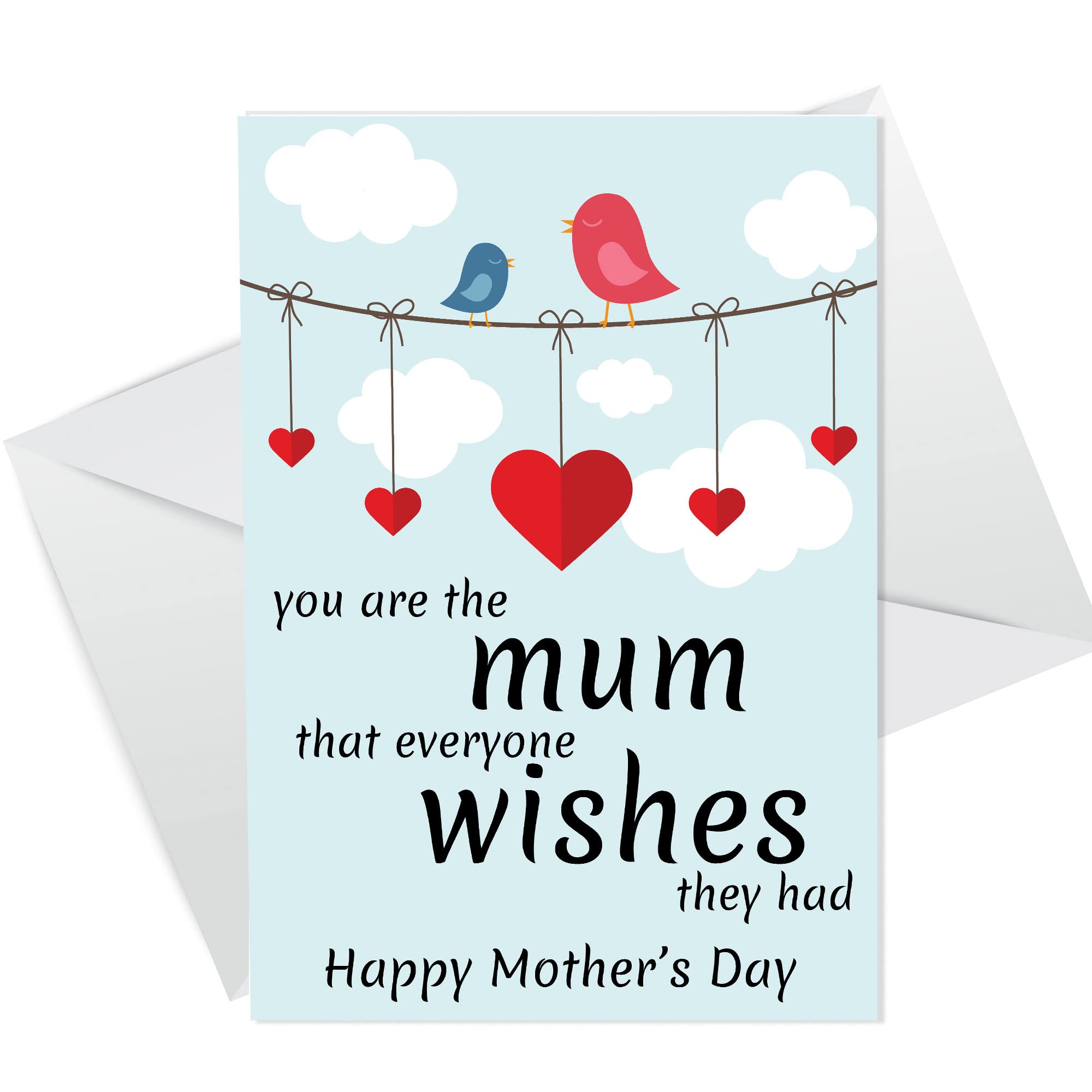 Novelty Mothers Day Card For Mum From Daughter Son Thank You Card For Her
